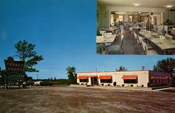 Turkey Roost - Old Postcard View (newer photo)